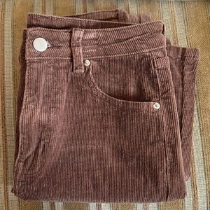SHEIN Brown Corduroy Flare Pants